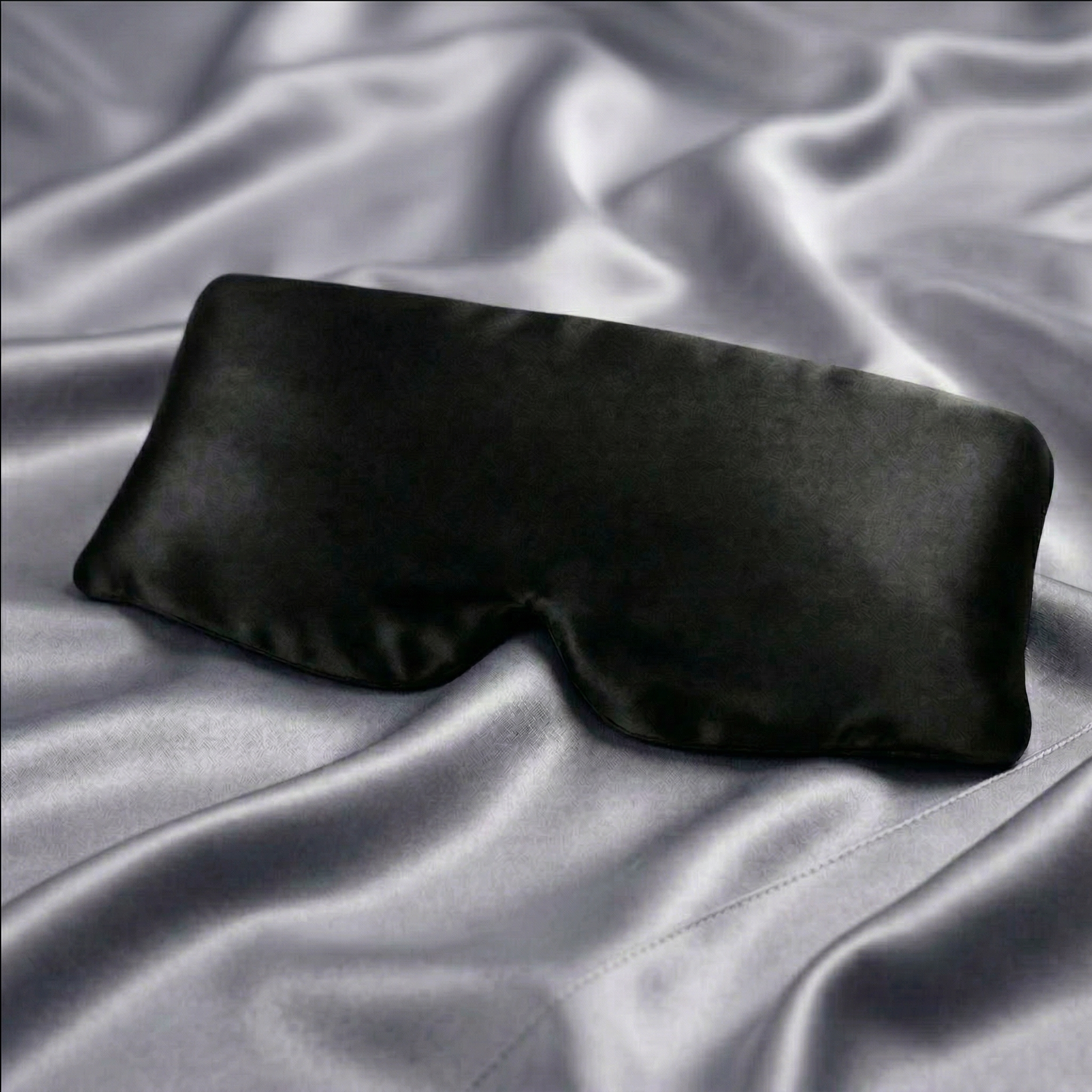 Black Jade Silk Sleep Eye Mask